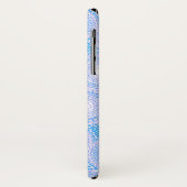 モノグラム電気青円パターン Case-Mate iPhoneケース (裏面/左)