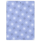 モノグラム青丸パターン クリップボード (裏面)