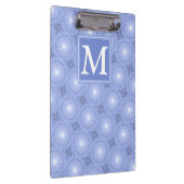 モノグラム青丸パターン クリップボード (右)
