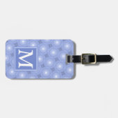 モノグラム青丸パターン ラゲッジタグ (正面横)