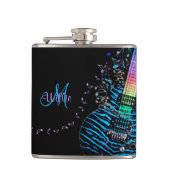 モノグラム音楽は「nのエレキギターのフラスコに注意します フラスク (正面)