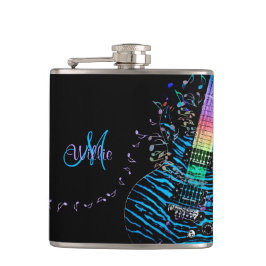 モノグラム音楽は「nのエレキギターのフラスコに注意します フラスク