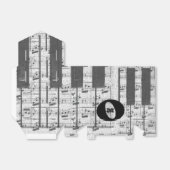 モノグラム音楽ノートパーティーの好意ボックス フェイバーボックス (折り畳みなし)