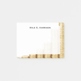 モノグラム風水の富を増加金ゴールドコイン ポストイット