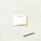 モノグラム風水の富を増加金ゴールドコイン ポストイット (デスク上)