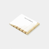 モノグラム風水の富を増加金ゴールドコイン ポストイット (アングル)