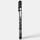 モノグラム風 さびれた雰囲気の男性向け オーダーメイド Case-Mate iPhoneケース (裏面 / 左)