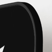 モノグラム飛行機が飛ぶ、航空、ミニマル ピックルボールラケット (左詳細)