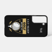 モノグラム食べスリープゴルフリピート SAMSUNG GALAXYケース (裏面横)