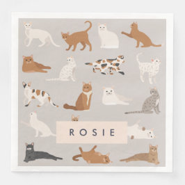 モノグラム魅力的キャットパターン猫好き