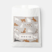 モノグラム魅力的キャットパターン猫好き フェイバーバッグ (正面)