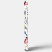 モノグラム魔法の水色の鳥のパターン Case-Mate iPhoneケース (裏面 / 左)