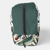 モノグラム魚釣りフィッシャーマントラベルトイレタリーバッグ ドップキット (右)