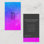 モノグラム鮮やかカラーアポイントメントカード 予約カード (正面/裏面)