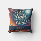 モノグラム鮮やかクリスチャンのハロウィーン聖句 クッション (正面)