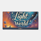 モノグラム鮮やかクリスチャンのハロウィーン聖句 デスクマット (正面)