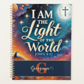 モノグラム鮮やかクリスチャンのハロウィーン聖句 プランナー手帳 (正面)