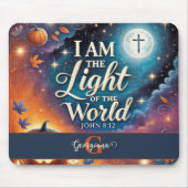 モノグラム鮮やかクリスチャンのハロウィーン聖句 マウスパッド (正面)