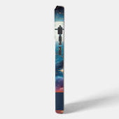 モノグラム鮮やかクリスチャンのハロウィーン聖句 Case-Mate iPhoneケース (裏面 / 左)