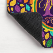 モノグラム鮮やか紅葉 マウスパッド (コーナー)