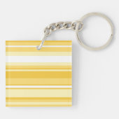 モノグラム黄ストライプ色 キーホルダー (裏面)
