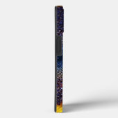 モノグラム黄色ひまわりクローズアップイニシャル Case-Mate iPhoneケース (裏面 / 右)