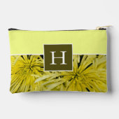 モノグラム黄菊の花 アクセサリーポーチ (裏面)
