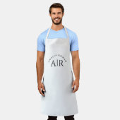 モノグラム黒ミニマル エプロン (着用した状態)