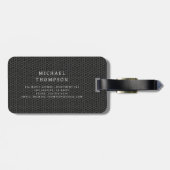 モノグラム黒色金属パタエレガントーン ラゲッジタグ (裏面横)