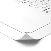 モノグラム10テーブルあなたの座席表を見つける ポスター (角)