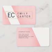 モノグラム2トーン 名刺 (正面/裏面)