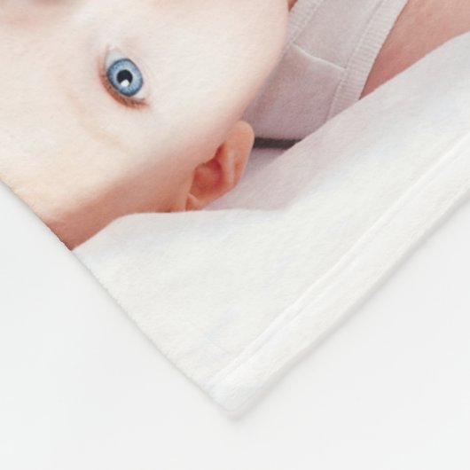 モノグラム24フォトコラージュカスタムパーソナライズされた フリースブランケット (角)