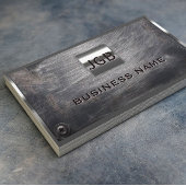 モノグラム3イニシャルプロフェッショナルメタルフレーム 名刺