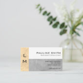 モノグラム3パネル 名刺 (スタンド正面)