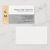 モノグラム3パネル 名刺 (正面/裏面)