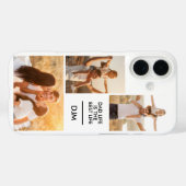 モノグラム3枚の写真付きパパの人生が最高の人生 Case-Mate iPhoneケース (裏面 (横))