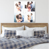 モノグラム4フォトギフトフォトキャンバス キャンバスプリント (インサイチュ (寝室))