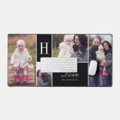 モノグラム4フォトコラージデスクマット デスクマット (キーボード&マウス)