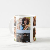 モノグラム4フォトコラージュ コーヒーマグカップ (正面左)