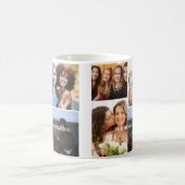 モノグラム4フォトコラージュ コーヒーマグカップ (中央)