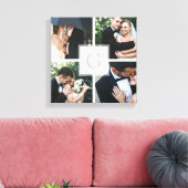 モノグラム5フォトギフトフォトキャンバス キャンバスプリント (インサイチュ (リビング))