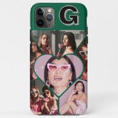 モノグラム6フォトコラージュティール(緑がかった色)iPhoneケース Case-Mate iPhoneケース (裏面)