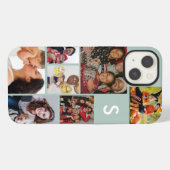 モノグラム8フォトコラージュ iPhoneケース (裏面横)