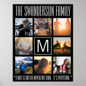 モノグラム8フレーム引用文 ポスター (正面)