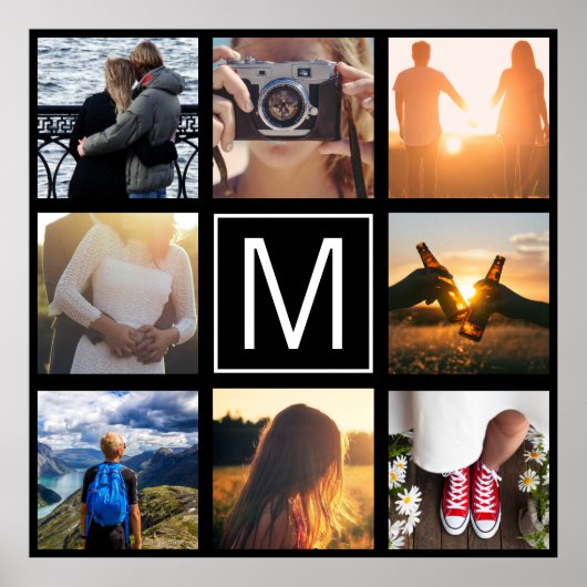 モノグラム8フレームNGL ポスター (正面)