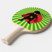 モノグラム.かわいいかわいい忍者おたくギーク。 卓球ラケット (正面アングル)