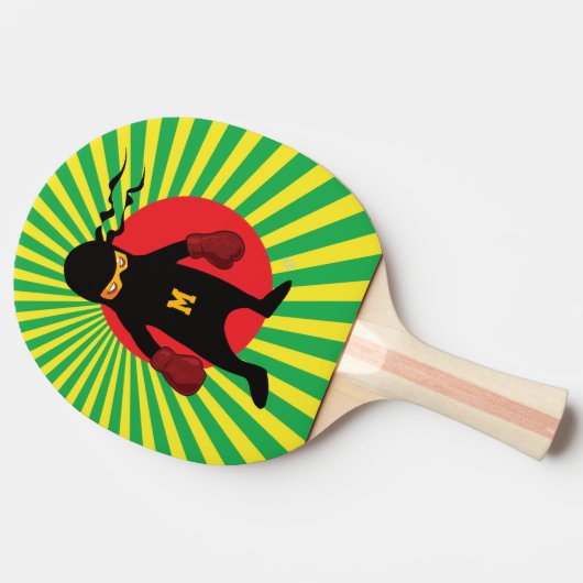 モノグラム.かわいいかわいい忍者おたくギーク。 卓球ラケット