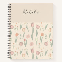 モノグラム かわいい女の子のチューリップ ピンクの背景 スクリプト