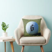 (モノグラム-それ)緑のクローズアップの写真のゴルフ・ボール クッション (椅子)