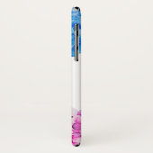 モノグラム|のアジサイの花の水彩画の絵画 Case-Mate iPhoneケース (裏面/左)